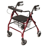 Graham Rltr Lmx Wlkbt Lt 300lb Burg 6Whl 27.5x24.5x32-37" Quick-Stop Lp Brk Adlt Each - Field/Everest &Jennings - RJ4300R