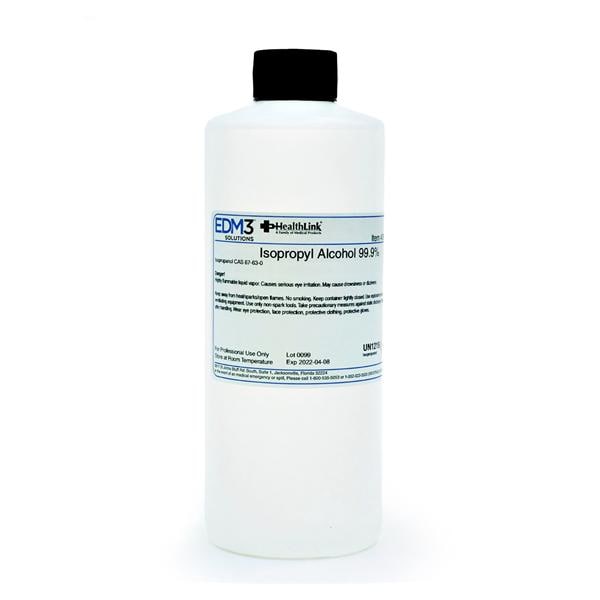 EDML, LLC Isopropyl Alcohol Solution 99% ASC Grade 16oz Bottle Each - 400466