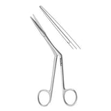 Miltex Scissors Nasal Knight Meister-Hand 6-3/4" Angled Stainless Steel Each - Integra Miltex - MH20-160