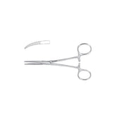 Miltex Forcep Hemostatic Kelly Meister-Hand 5-1/2" Serrated Curved Stainless Steel Each - Integra Miltex - MH7-38