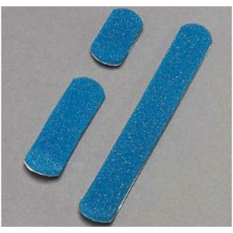 Brownmed Splint Protective Spoon Finger Aluminum/Foam Blue Size Large 1/4" Thick 12/Pk - 11031