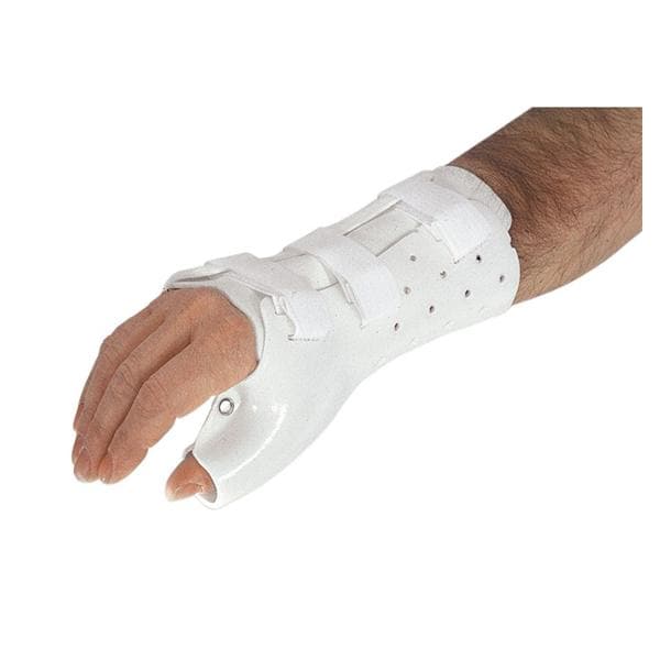 Maramed Orthotic System Splint Plasticast Wrist/Hand/Thumb Polyethylene Shell White Size Small Left Each - 510272/NA/LS