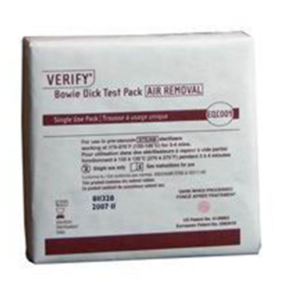 The Steris Corporation Indicator Verify Bowie Dick Steam Test Pack 20Pk/Bx - EQC009