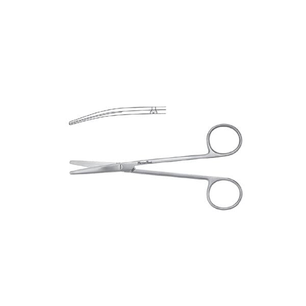Miltex Scissors Metzenbaum Meister-Hand 7" Blunt/Blunt Curved Standard TC Each - Integra Miltex - MH5-182TC