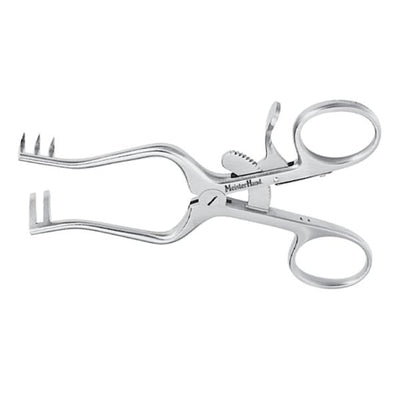 Miltex Retractor Weitlaner Meister-Hand 6-1/2" Blunt 3x4 Teeth Stainless Steel Each - Integra Miltex - MH11-616