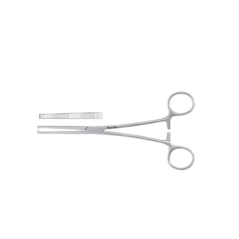 Miltex Forcep Kocher Meister-Hand 5-1/2" Serrated Straight 1x2 Teeth Stainless Steel Each - Integra Miltex - MH7-66