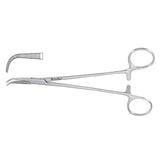 Miltex Forcep Hemostatic Gemini Mixter Meister-Hand 7" Serrated Curved SS Each - Integra Miltex - MH7-256
