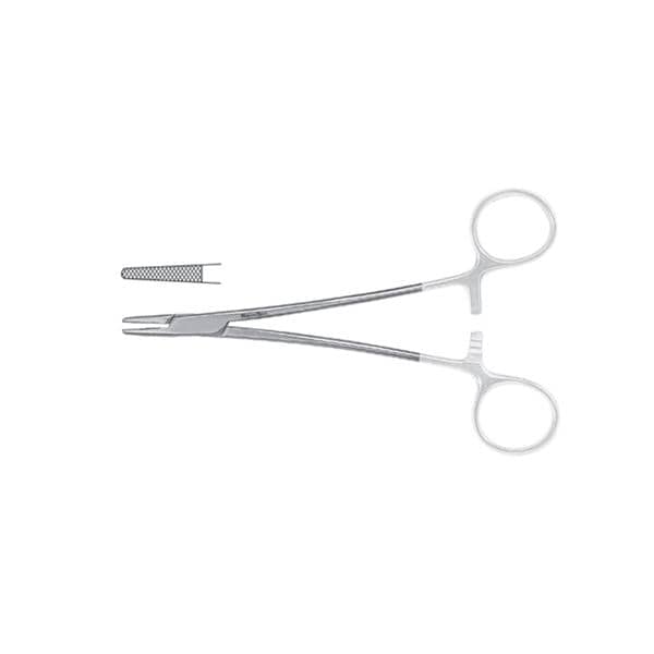 Miltex Holder Needle Crile-Wood Meister-Hand 6" Serrated Jaw Tungsten Carbide Each - Integra Miltex - MH8-50TC