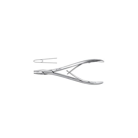 Miltex Rongeur Lempert Meister-Hand 6-1/4" Straight 2.5mm Bite Stainless Steel Rsbl Each - Integra Miltex - MH19-1230