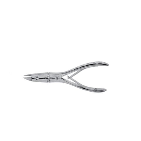 Miltex Forcep Bone Ruskin Meister-Hand 5-3/4" Straight Stainless Steel Each - Integra Miltex - MH21-626