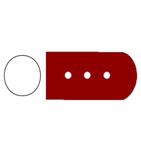 Sklar Instruments Protector Instrument Tip SklarTip Polyethylene 19x10mm Maroon 100/Bx - 96-1400