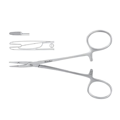 Miltex Holder Needle Olsen-Hegar Meister-Hand 4-3/4" Serrated Jaw Stainless Steel Each - Integra Miltex - MH8-14