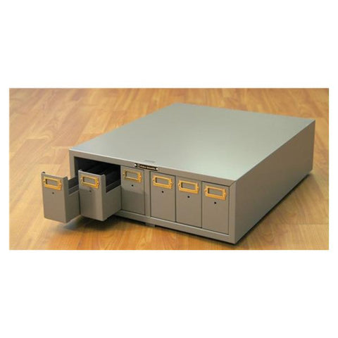 Fisher Scientific Co. Fisherbrand Microscope Slide Storage Cabinet Green 4500 Pstn 18.75x15.75x4.75 Each - 7212101