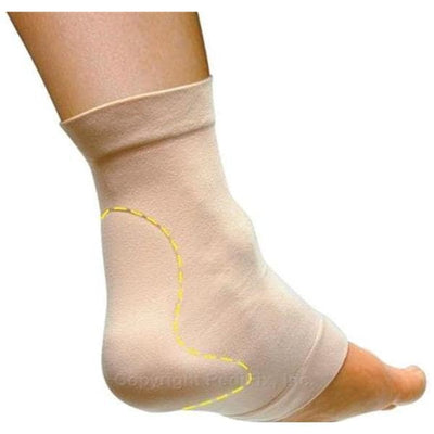 Pedifix, Inc Sleeve Compression Visco-Gel Achilles Heel Gel Beige Size Small/Medium Each - 1400
