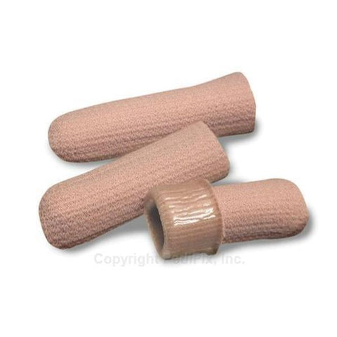 Pedifix, Inc Cap Protector Visco-Gel Toe Mesh/Ribbed Knit Seamless Beige Sz Small/Medium 6/Pk - 1056