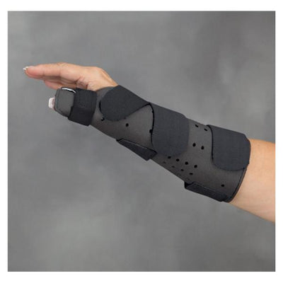 Northcoast Medical, Inc Splint Spica Liberty Wrist/Thumb 3Lmnt Fm Black Size 12" Small/Medium Right Each - NC14661