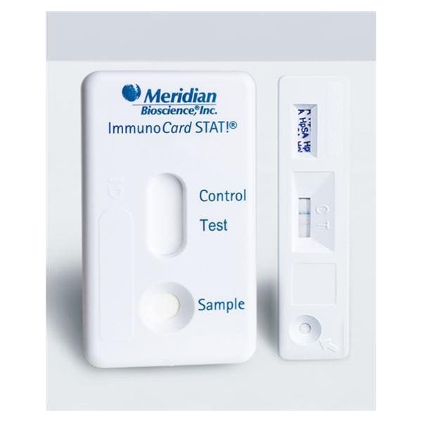 Meridian Diagnostics ImmunoCard STAT Cryptosporidium/Giardia Control f/ Mntr Tst Prfrmnc 16ct St Each - 750820