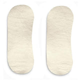 Hapad, Inc Grip Heel Wool/Felt White Size One Size Fits All 1/Pr - HG