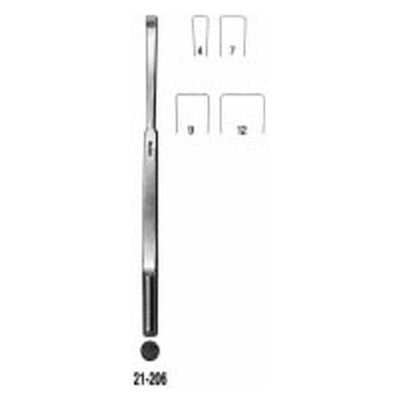 Miltex Osteotome Bone Cottle 7" 7mm Wide Tip Stainless Steel Each - Integra Miltex - 21-206-7