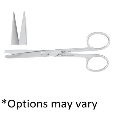 Miltex Scissors Operating 6" Sharp/Sharp Curved Standard Stainless Steel Each - Integra Miltex - 5-37