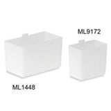 Marketlab Cup Bin 2x3-1/4x3" White Plastic 12/Pk - 9172