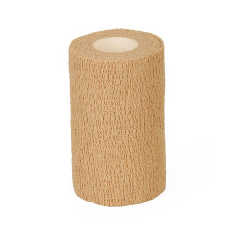 Medline Industries Inc Bandage Caring 1"x5yd Compression Elastic Tan Latex Non-Sterile 30/Ca - PRM086001