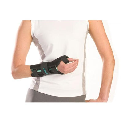 DJO, Inc Brace Support Aircast A2 Adult Wrist/Thumb Black Size Medium Right Each - 05WTMR