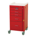 Harloff Manufacturing Cart Emergency Mini Line 32x18x18" Each - 3145B-RED