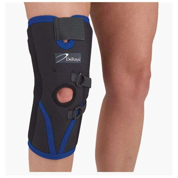 Deroyal Industries Inc Stabilizer Knee Tri-Tex Black Size 2X-Large Right Each - 14840209