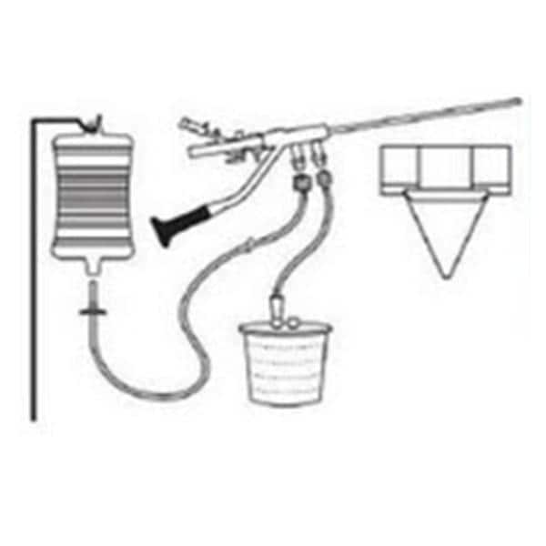 BR Surgical, LLC Kit Hysteroscopy Basic W/ Hstrscpy Tubing, OB Drp W/ Pouch, 800 Fld Cnstr 5/Bx - BR980-9500