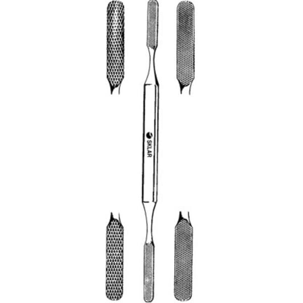 Sklar Instruments Raspatory Fomon 8-1/2" Straight Fine Tip Stainless Steel Each - 40-9688