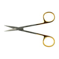 BR Surgical, LLC Scissors Iris 4-1/2" Sharp/Sharp Smooth Straight Tungsten Carbide Each - BR08-34411