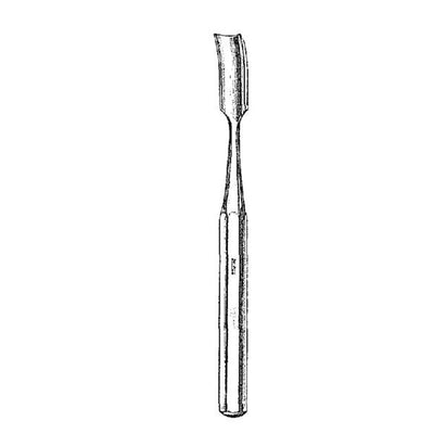 Miltex Gouge Hibbs 9" Curved Each - Integra Miltex - 27-460C