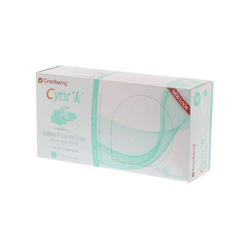 Pro2 Solutions, Inc Gloves Exam Cyntek PF Latex Lg Winter Green Mild Citrus Peppermint 100/Bx, 10 BX/CA - CR7838