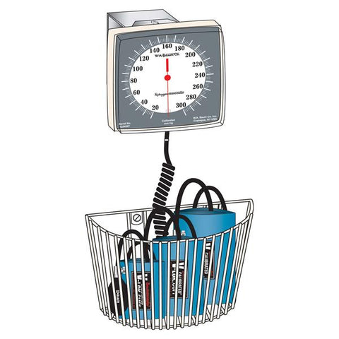 W A Baum Co Inc Sphygmomanometer Aneroid Calibrated V-Lok Chld/Adlt Arm Dl Dspl Ntrl Wht Eachch - 0970NL
