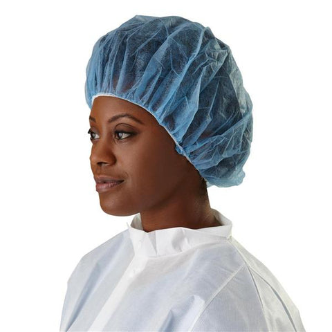 Medline Industries Inc Cap Bouffant Boundary 24 in Blue 100/Bx - CRI1004