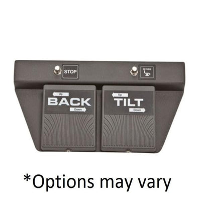 MTI Control Foot Black For 526 Chair Each - FC2-NS0PRS-BT