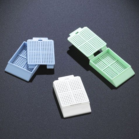 Globe Scientific - Cassette, Biopsy Embedding with Attached Lid, 30° Writing Area