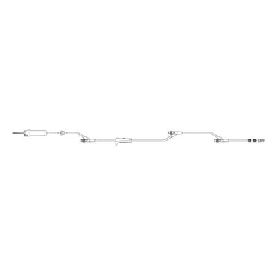 Carefusion Corp. IV Administration Set Needleless 104" 20 Drops/mL Priming Volume 17mL 100/Ca - 42493E