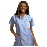 Fashion Seal Shirt Scrub Fashion Poplin Unisex 3X Large Ceil Blue Each - 78762-3XL