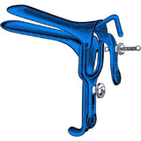 Sklar Instruments Speculum Vaginal Graves 4-3/4x1-1/2" Extra Large Blue Stainless Steel/Coated Each - 91-5028