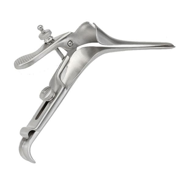 Medgyn Products Inc Speculum Vaginal Pederson 7/8" x 4" Medium Right Side Open Stainless Steel Each - 30939