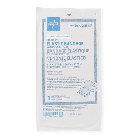 Medline Industries Inc Bandage Matrix 6"x15yd Stretch Cotton/Polyester/Elastic Universal LF Strl 20/Ca - DYNJ05158LF