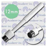 Acuderm, Inc Biopsy Punch Dermal Acu-Punch 12mm Ribbed Hollow Handle SS Bld Disp Strl 50/Bx - P1250