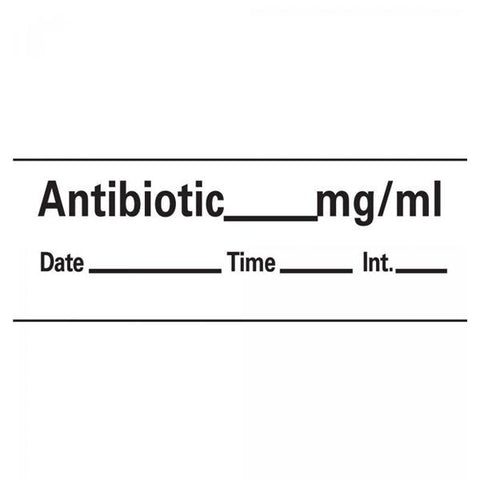TimeMed a Div of PDC Tape Anesthesia Acti-Stretch Antibiotic 1.5x.5" White 333/Rl - AN-35