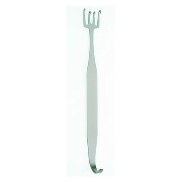 Hermann Medizentechnik Retractor Rake Freeman 7" 22mm 4 Prong Stainless Steel Each - BR18-25222