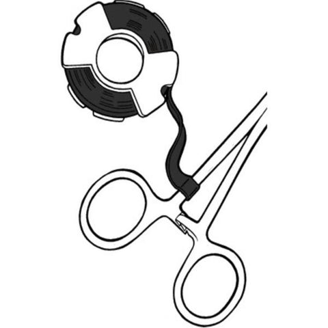 Sklar Instruments Tape Instrument ID 300'x1/4" Roll Black Each - 96-1868