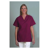 Fashion Seal Shirt Scrub Fashion Poplin Womens 4X Large Burgundy Each - 7324XL