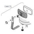 Midmark Corporation Kit Backrest For 270-276 Ritter Stool Shadow Gray Each - 9A366001-232