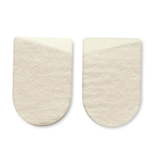 Hapad, Inc Pad Medial/Lateral Heel Wool/Felt 3" White 1/Pr - LW3
